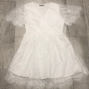 White rehearsal dress